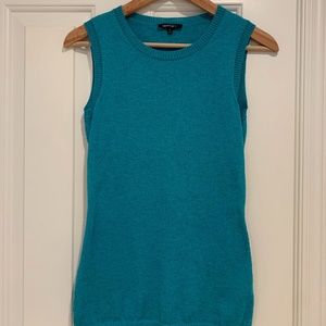 LAFAYETTE 148 P TEAL KNIT TANK TOP